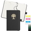 EMSHOI Notebook A6 Lined with Inner Pocket, 80 Sheets/160 Numbered