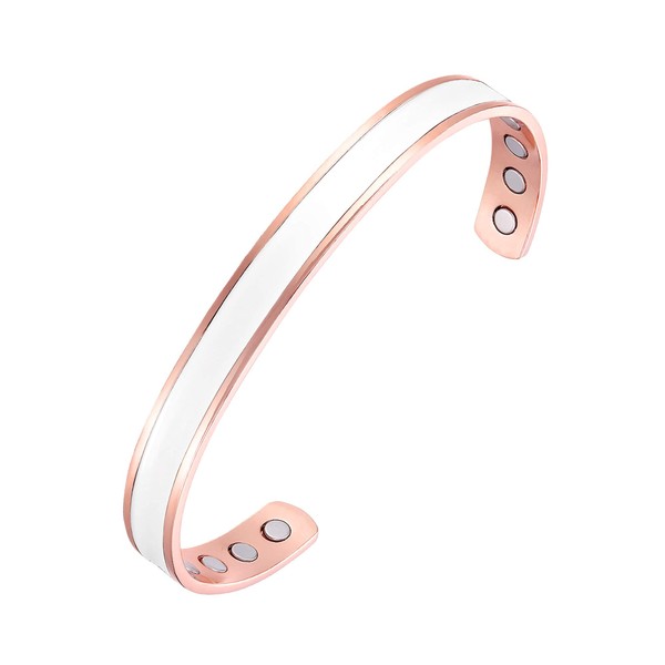 BioMag Copper Bracelet For Women with 8 Magnets Child Size Magnetic Bracelet for Mom Mother(5.5inches)