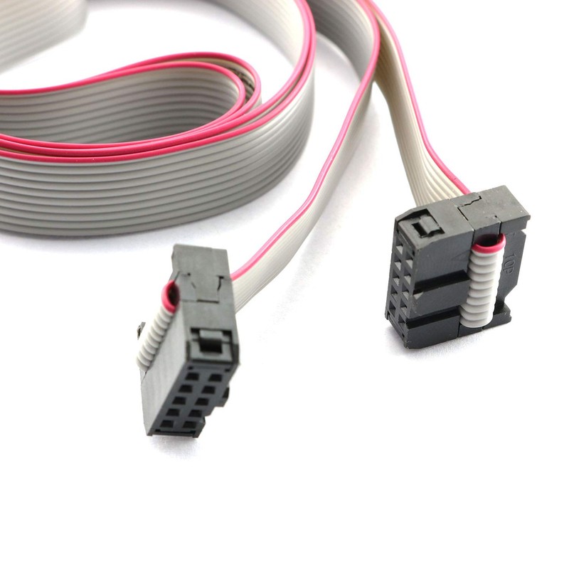 BOGZON 2PCS Flat Ribbon Cable 2.54mm Pitch 2 Row 10