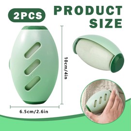 Pack of 2 Washable Pet Hair Remover Lint Roller, Compact Portable for Clothes, Sofas & House Dust, Reusable Washable Tape Solution for Pet Hair