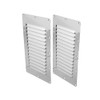 MAX COOL Air Vent Grille 2pcs Stainless Steel Rectangular Air