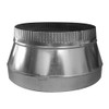 Duct Outlet 16" x 14" Duct Reducer, Single Wall Galvanized Metal Fitting HVAC