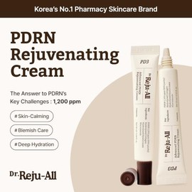 Dr. Reju-All Advanced PDRN Crema Rejuvenecedora – Humectante Facial de ADN de Salmón PDRN 99% Puro – Concentración Óptima de 1200ppm para Resultados V