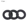 12pcs Rubber Washers, Sealing Rings Hose Rubber Faucet Connector Washers