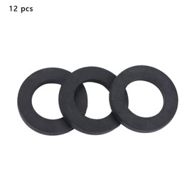 12pcs Rubber Washers, Sealing Rings Hose Rubber Faucet Connector Washers for Water Hose Faucet Connecting (3/4)