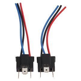 H4 Connector Headlight Holder, 2 Pieces H4 Plug Socket Connection Cable Headlight Socket for Spare Parts, Easy Installation, Wide, Accessories