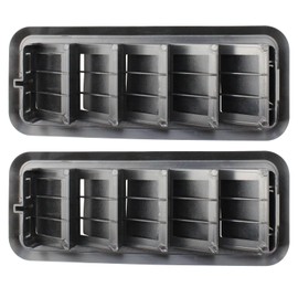 Cildea Upgraded Back Panel Air Vent Relief Grille, Cabin Pressure Air Vent Relief Valve Panel Grille fit for Colorado Silverado 1500 2500 3500 Sierra 1500 2500 3500,13596856 (2pcs)