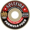 Spitfire Wheels Formula Four Conical Full White/Red Skateboard Wheels -