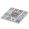 Zassenhaus 057638 Oriental Design Diamond Ceramic Coaster with Non-Slip Cork