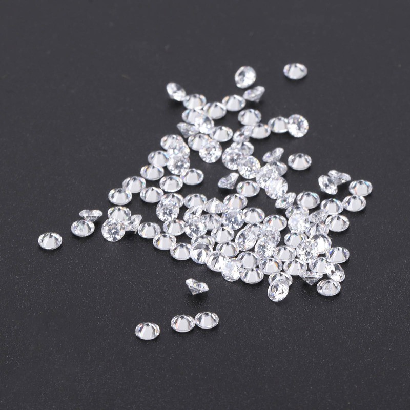 100pcs Transparent Rhinestones Mini Sharpened Bottom Exquisite Crystal Gems for