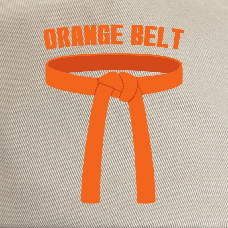 CafePress Orange Belt Unique Adjustable Baseball Hat