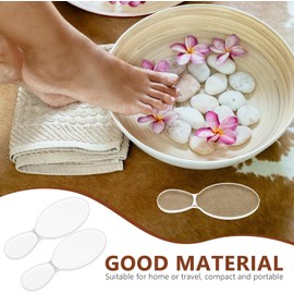 Healvian Lima de Cristal Nano para Pies 2 Piezas Removedora de Piel Dura y Agrietada Lima Profesional para Talones Secos y Húmedos Cuidado para Callos y Uñas Gruesas Portátil y Fácil