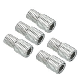 PATIKIL M10 to M8 Reducing Screw, 5 Pack 20mm Long External Thread Adapter Reducer Convert Joint Hardware Double Male Thread Bolts