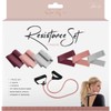 Jessica Simpson 7 Piece Resistance Band Kit, Rose