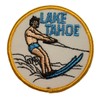 FB054 Lake Tahoe Water Skiing Embroidered Applique Travel Souvenir Patch