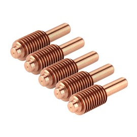 220037 Plasma Cutter Cutting Torch Consumables Electrodes Kit 5 Pcs/set MAX1650 Suitable Metal Cutting Copper Material