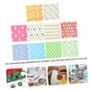 IWOWHERO Easter Style DIY Patchwork Sheets 10pcs Easter Egg Decor