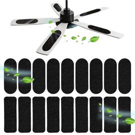 18PCS Ceiling Fan Filters For Blades,Activated Carbon Fan Air Purifier Pads