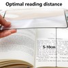 Yuiturt 8 Pcs 3X Magnifying Sheet, Ultra-Thin Lay-Flat Page Magnifier