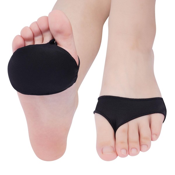LOPHE Metatarsal Pads, 2 Pcs Forefoot Pads Orthopedic Fabric Insoles Pads, Foot Pads Pads Forefoot Pad Non-Slip Pain Relief (L#Men)