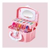 "Juego De Maquillaje Lavable Con Almacenamiento Para Niña Lab.G, Rosa