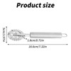 Pastry Wheel Cutter, Stainless Steel Fluted Pasta Crimping Wheel Dough
