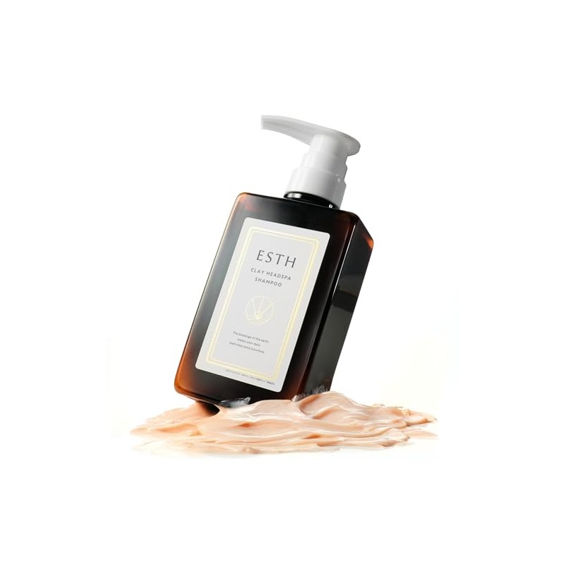 ESTH Clay Head Spa Shampoo, 13.4 oz (380 g), Approx.