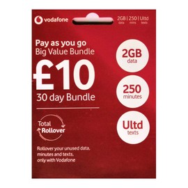 Vodafone Pay As You Go Multi Sim- Includes Standard, Micro & Nano Triple SIM Card