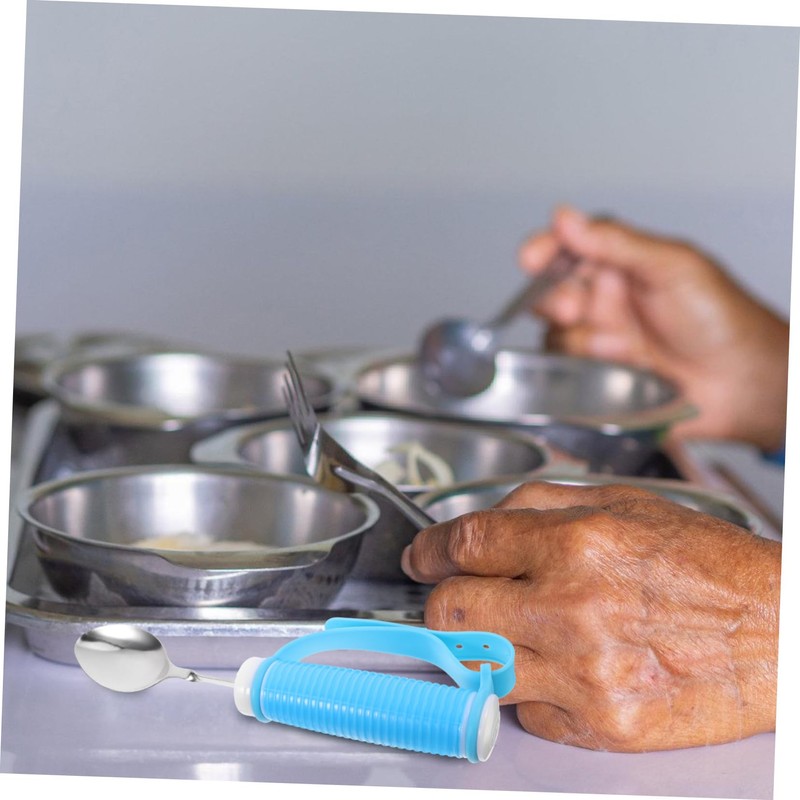 Ciieeo Adaptive Anti-Shaking Spoon with Weighted Handle for Elderly and