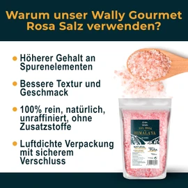 Himalayan Salt, coarse, pink. 100% natural, organic, additive-free, unrefined. Coarse salt with a high content of trace elements. For seasoning and refining. Origin: Pakistan.