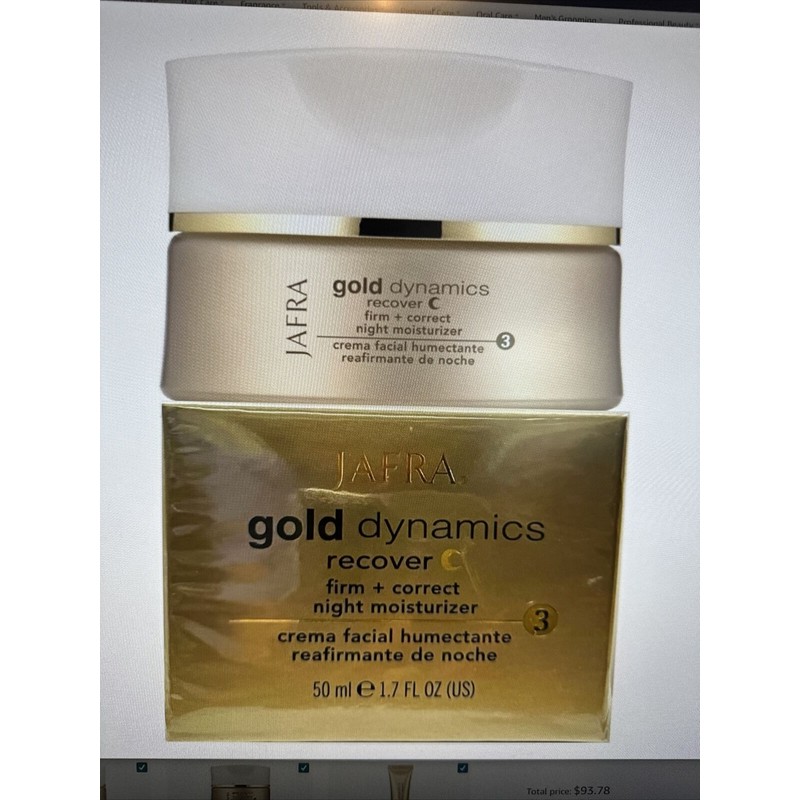 JAFRA GOLD DYNAMICS FIRM + CORRECT NIGHT MOISTURIZER 1.7 fl
