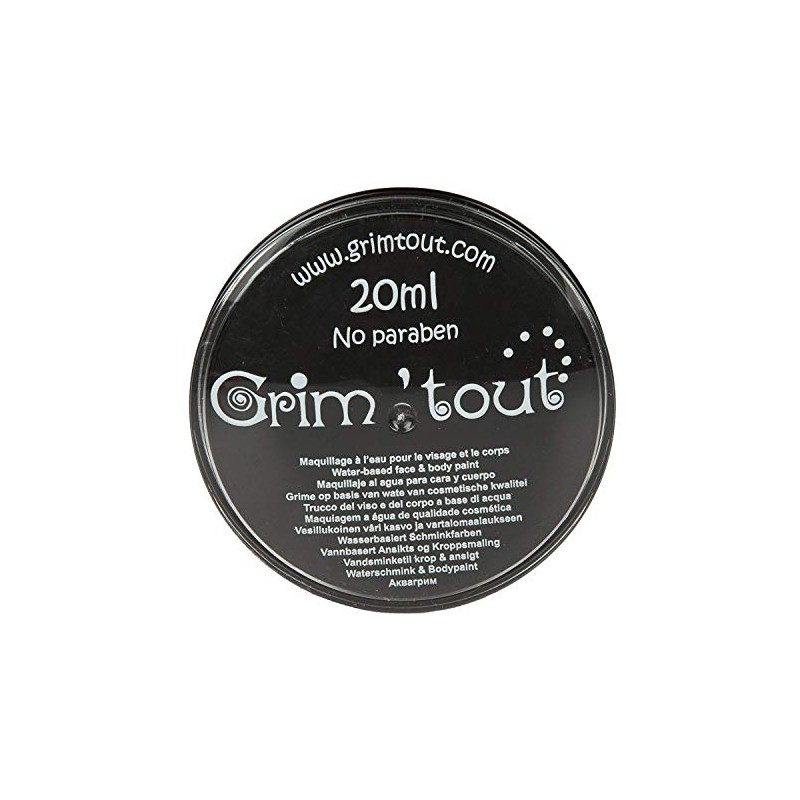GRIM'TOUT - GT41193 Make-up-Pad, Farbe Schwarz,