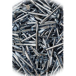 New Pack of (100) Flat Head 1/4 x 3 Split Drive Anchors Concrete Nail-in Hammer-in Multi-Purpose Comprehensive Hardware Fastener Assortment Kit MoPNEM02711