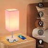 Woderdeng Touch Control Bedside Lamp - 3-Way Dimmable Table Lamps