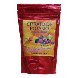 Naturalin Suplemento Alimenticio Citrato De Potasio Sabor Frutos Rojos 200g