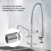 44inch Commercial Sink Hose with Grip Handle & Spring, Replacement