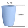 LuckyZone Wheat Straw Reusable Cup (12 oz) - Unbreakable Drinking
