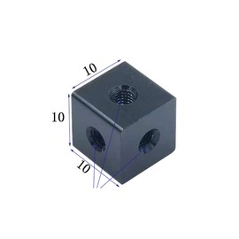 CS PRIORITY M3 1/4 3/8 Screw Holes Nut Block Locking Connection for SLR Cameras Photo Foot Spikes Thumb Screw Chassis (Type B)