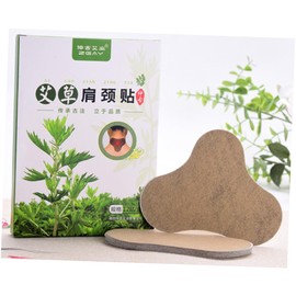 ORFOFE 12pcs Self-heating Wormwood Moxibustion Neck Patches for Natural Ginger and Wormwood Ingredients for Neck Shoulder and Back Discomfort