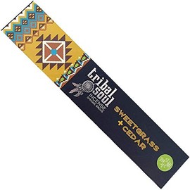Tribal Soul Incense Sticks - 3 Packs of Assorted Fragrances (Sweet Grass and Cedar)