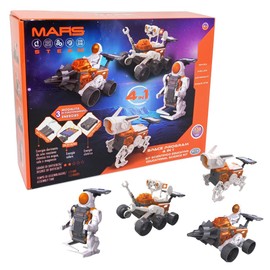 ODS - Mars, Space Program 4 in 1, Astronaut, Robot Dog, Space Rover, Space Drill, 3 Types of Power Supply, Recommended Age + 8 Years