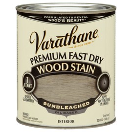 Rust-Oleum 262011 Sun-Bleached Varathane Premium Fast Dry Wood Stain, 1 quart, 2 pint Can (Pack of 2)