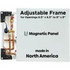 Best 6.5” x 8” Magnetic Wall Access Panel with Adjustable