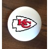 Kitchen KANSAS CITY CHIEFS WHITE CERAMIC KITCHEN CABINET DRESSER KNOB