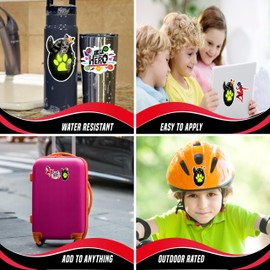 Miraculous Ladybug Decals - Set of 3 Ladybug, Cat Noir, I Am My Own Hero Icon Vinyl Stickers for Water Bottle, Laptop, Tablet, Luggage - Tales of Ladybug and Cat Noir