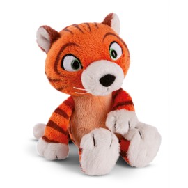 NICI Cuddly Toy Tiger Mandarina 18 cm - Plush Toy with Glow in the Dark Eyes for Cuddling and Loving, Stuffed Toy Made from Recycled Materials - 49788