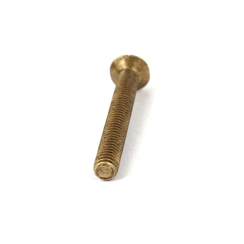 Sourcingmap M4 x 30mm Brass Bolts Machine Phillips Countersunk Screws