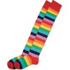 Unisex Adults Fancy Dress Accessory Rainbow Long Stripy Clown Xmas