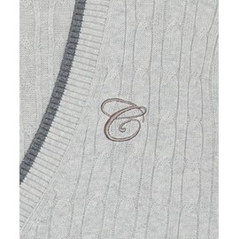 Konomi ARCUC-1013 School Cardigan, Girls, 5 Colors, Cable, Cotton, Uniform, Cardigan, Unisex, Unisex, High School, Middle School, School, Commuting to School, Popular Brand, School Entrance School,