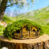 JULEASEL Mosswood Mini Treehouse for Indoor Plant Pots, Fairy Gardens